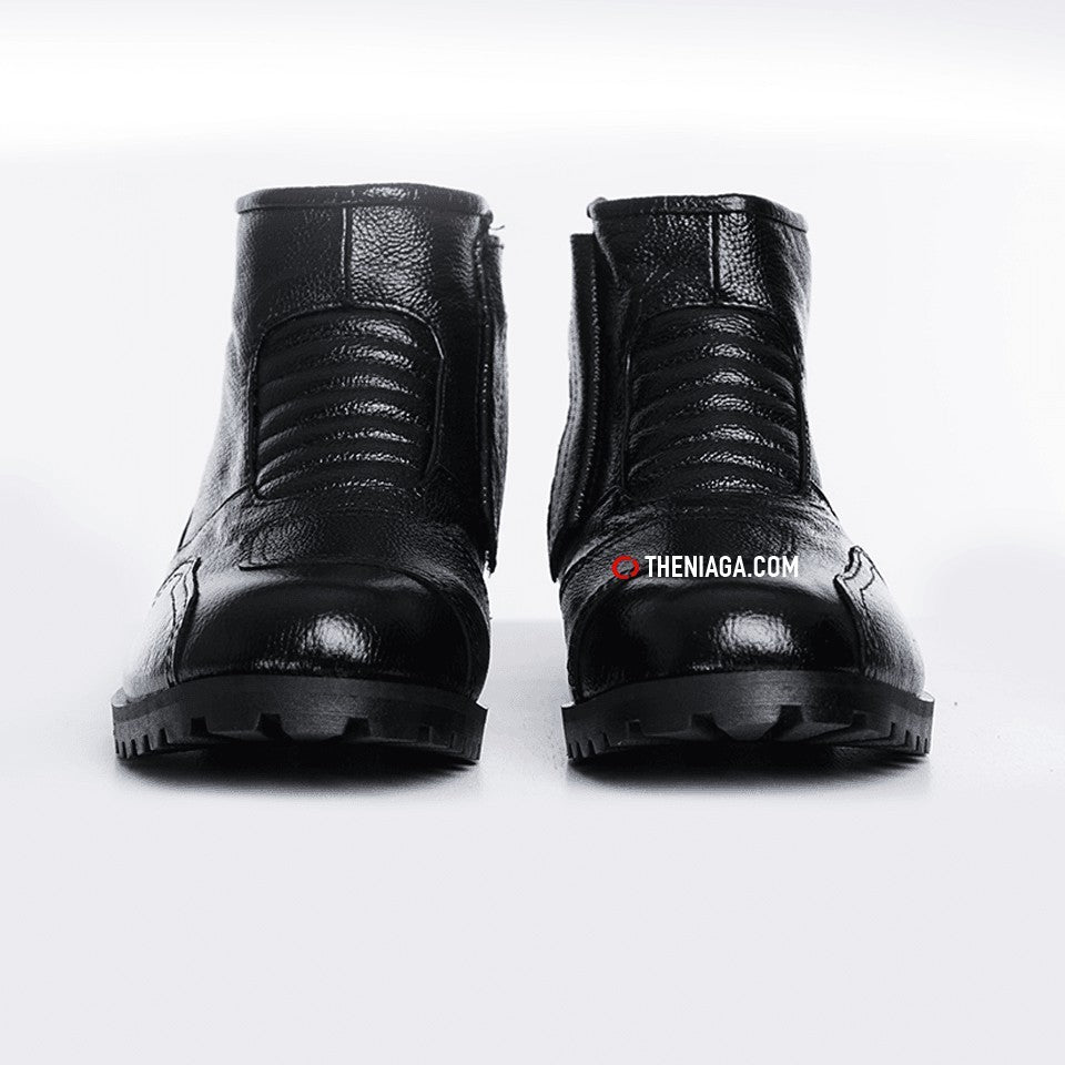 Kasut Motor 5010 6" Mid Cut″ Ori Leather