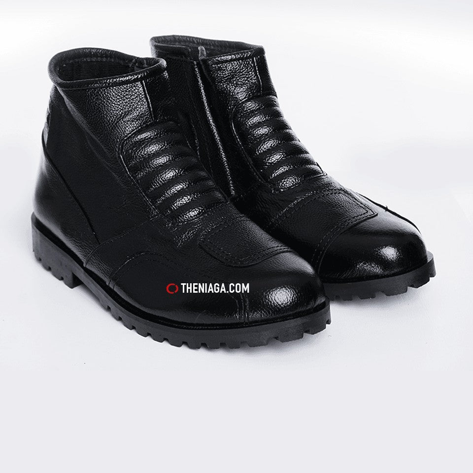 Kasut Motor 5010 6" Mid Cut″ Ori Leather