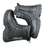Kasut Operasi SWAT Leather (Zip Tepi) - Combat Ready & Ringan