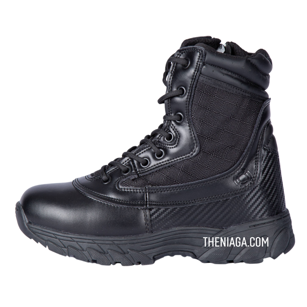 Kasut Operasi Typhoon 8" - Zip Tepi, Ringan & Tahan Lasak