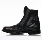 Kasut Motor 'Macho' 4444 6" - Original Leather (Zip + Velcro)