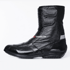Kasut Motor 4001 8" TBR - 100% Leather & Jalur Reflektif