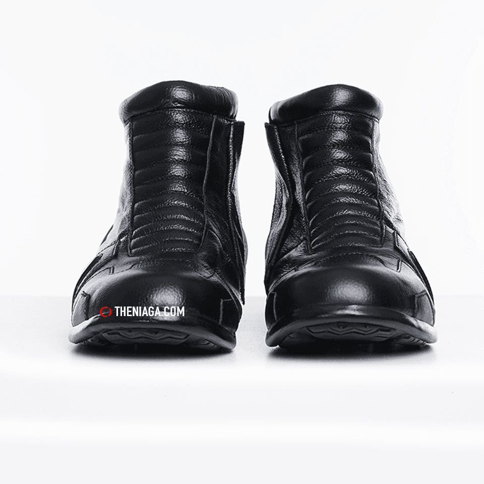 Kasut Motor 5020 6″ Mid Cut TBR Leather Waterproof