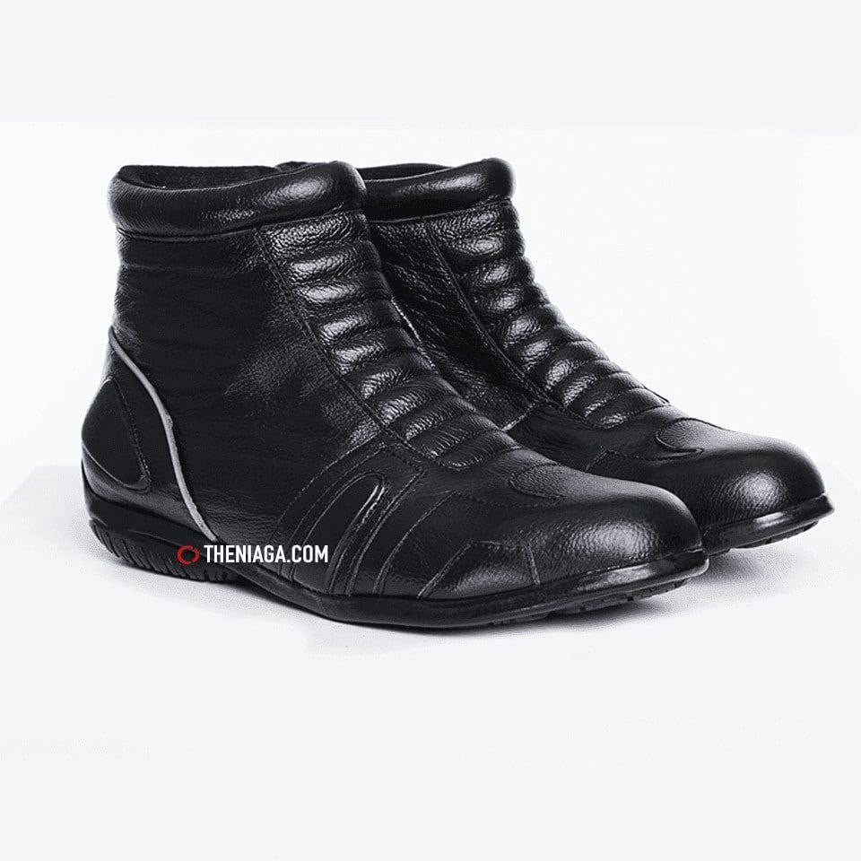 Kasut Motor 5020 6″ Mid Cut TBR Leather Waterproof