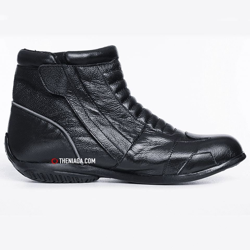 Kasut Motor 5020 6″ Mid Cut TBR Leather Waterproof