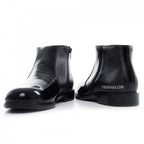 Kasut Lelaki GD 5511 (5 Inci) - Kulit Separuh Kilat (Zip Tepi)