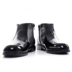 Kasut Lelaki GD 5511 (5 Inci) - Kulit Separuh Kilat (Zip Tepi)