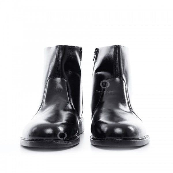 Kasut GD 19901"7 ( Leather & Zip Tepi )