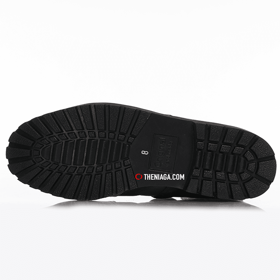 Kasut Motor 4001 8" Red - 100% Kulit & Jalur Reflektif