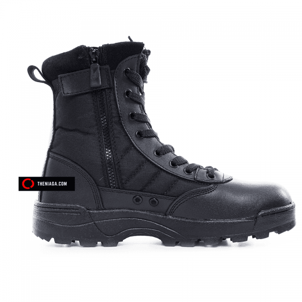 Kasut SWAT (Zip Tepi) | Suede & Oxford (Anti-Gelincir)